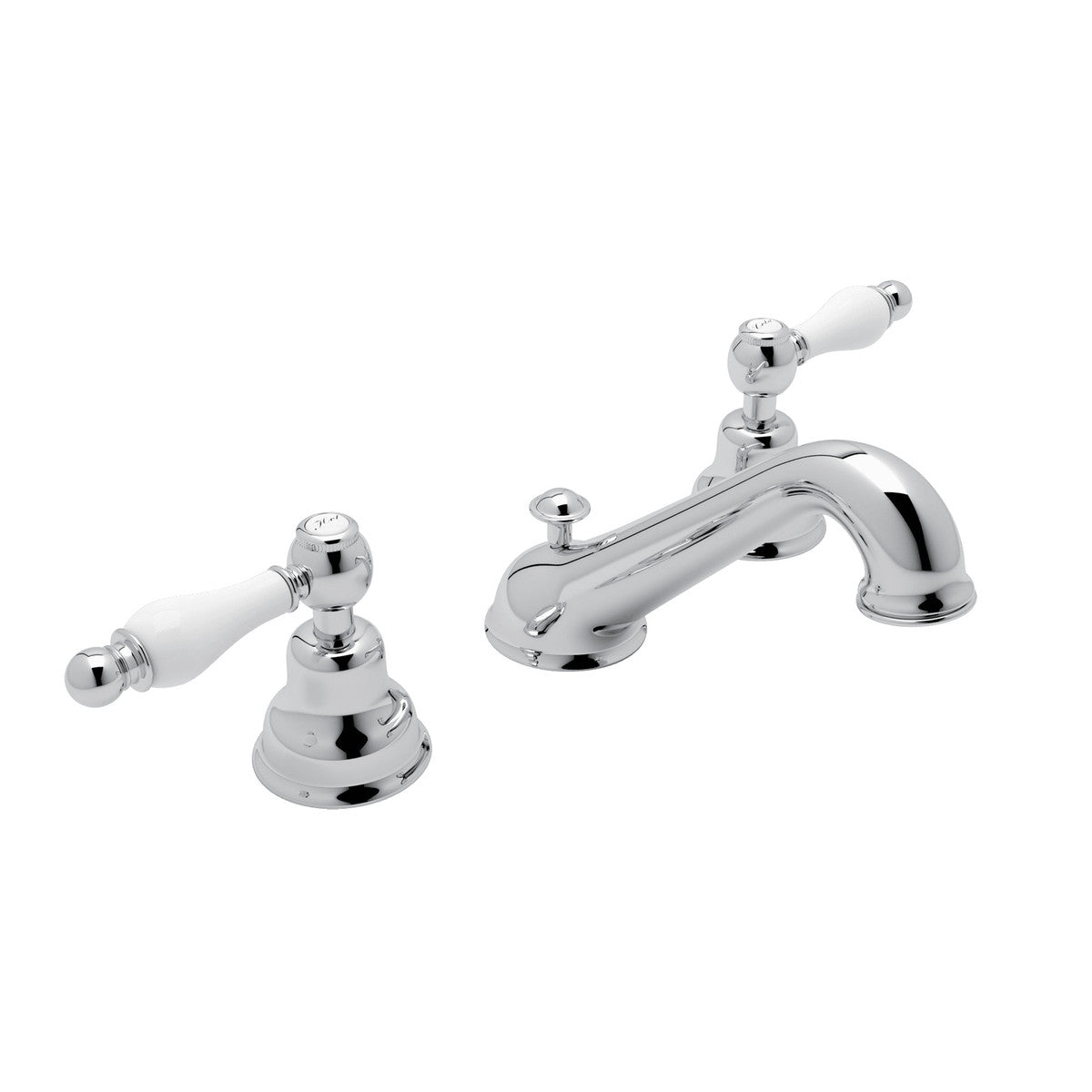 polished chrome bathroom faucet