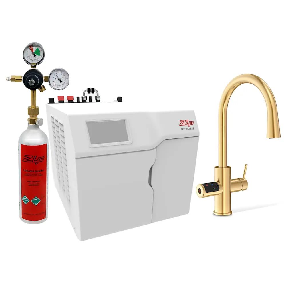 Zip Water HydroTap Boiling, Chilled, Sparkling Kit with Celsius Plus All-in-One Tap/Faucet by Zip Water