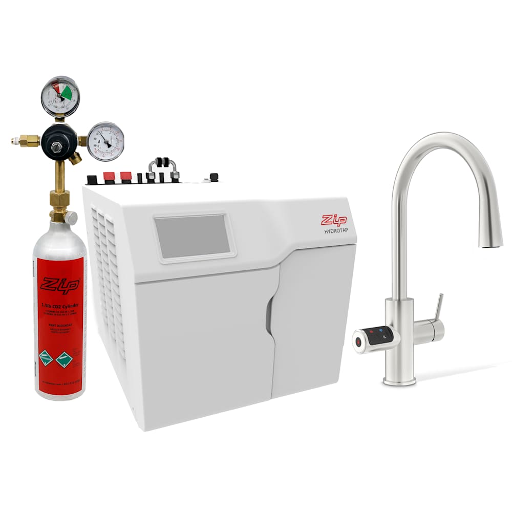 Zip Water HydroTap Boiling, Chilled, Sparkling Kit with Celsius Plus All-in-One Tap/Faucet