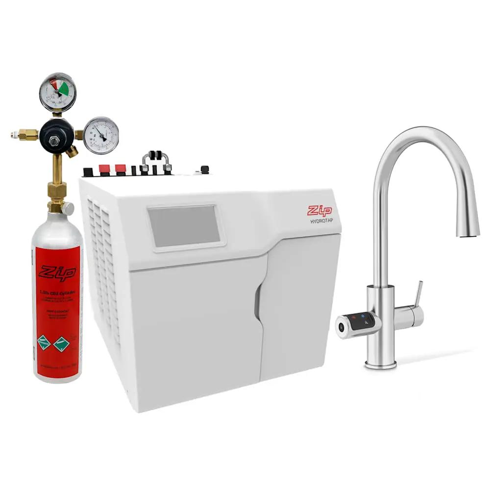 Zip Water HydroTap Boiling, Chilled, Sparkling Kit with Celsius Plus All-in-One Tap/Faucet by Zip Water