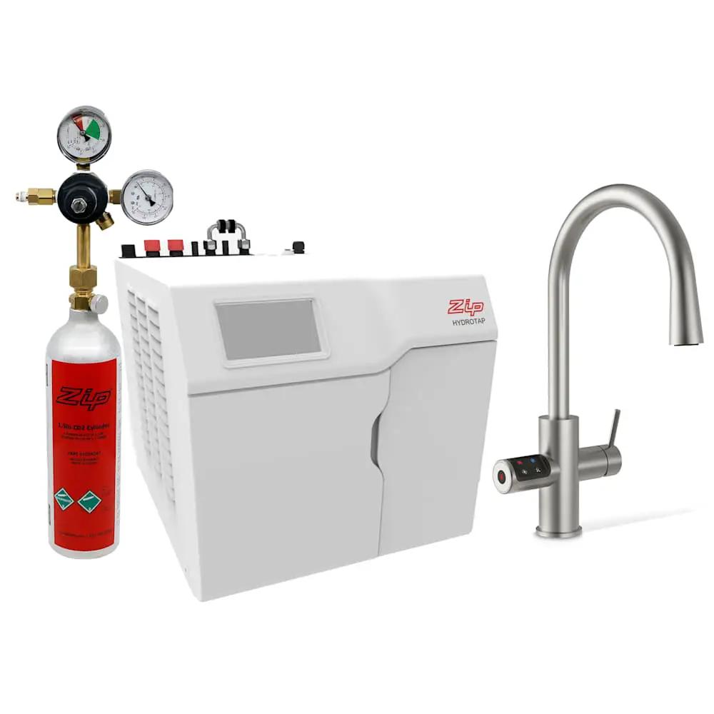 Zip Water HydroTap Boiling, Chilled, Sparkling Kit with Celsius Plus All-in-One Tap/Faucet by Zip Water