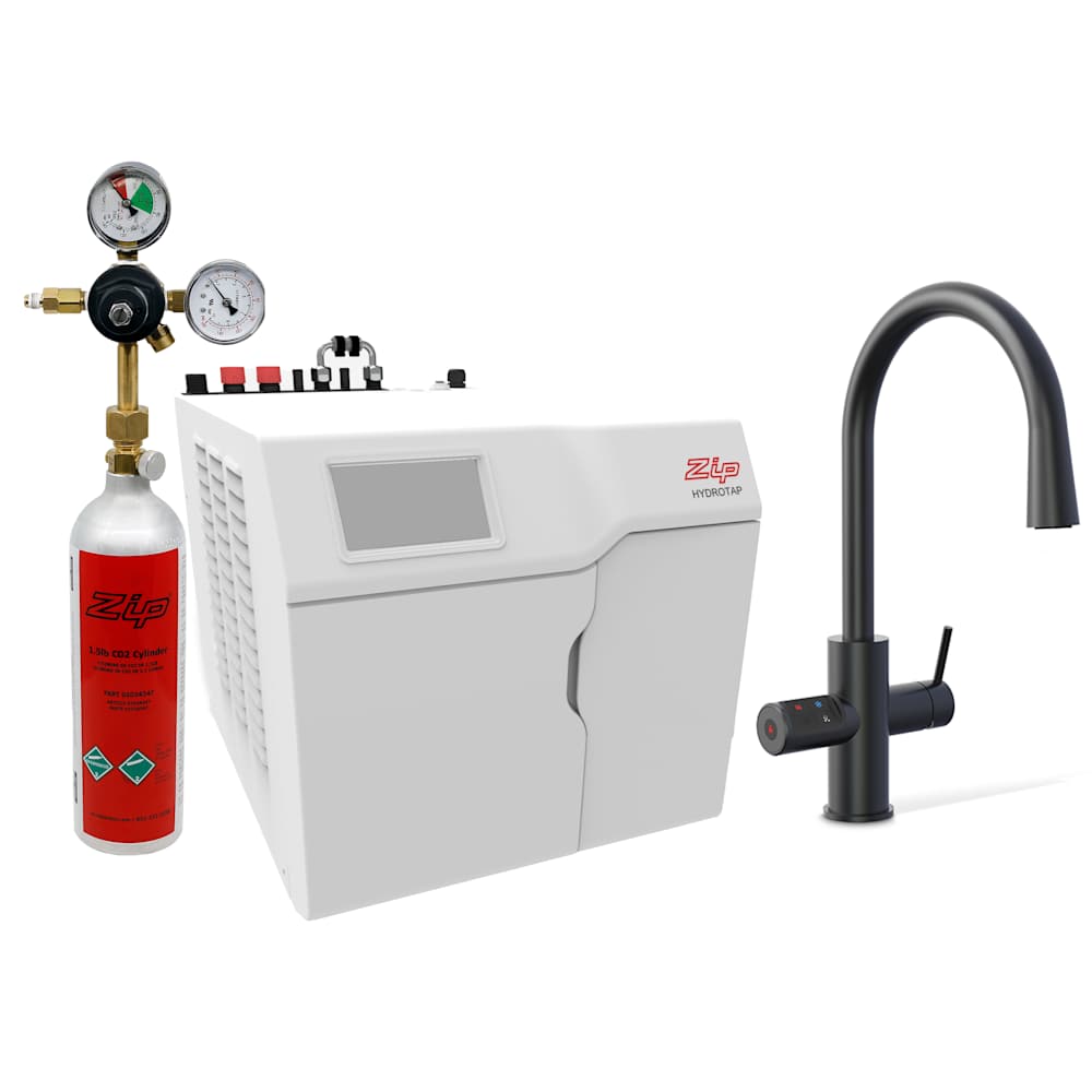 Zip Water HydroTap Boiling, Chilled, Sparkling Kit with Celsius Plus All-in-One Tap/Faucet