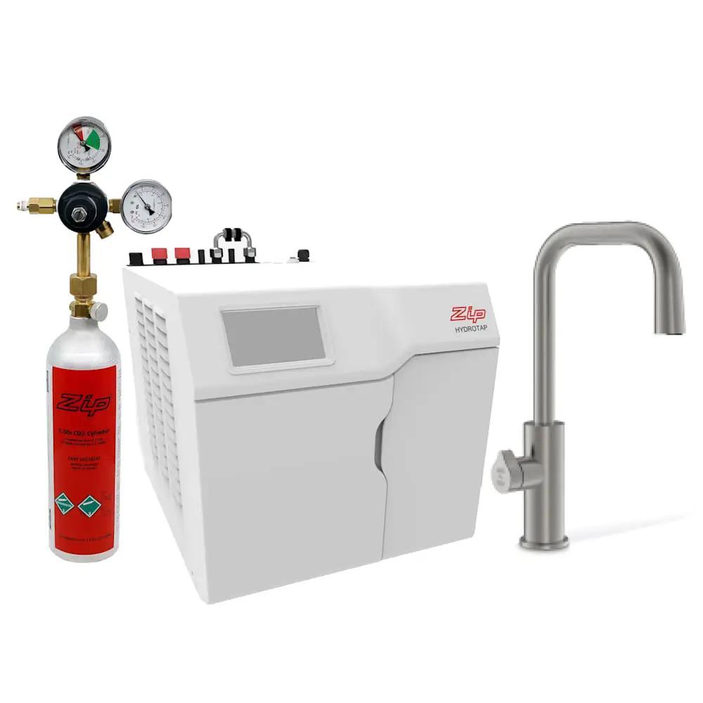 Zip Water HydroTap Boiling, Chilled, Sparkling Kit with Cube Plus Tap by Zip Water