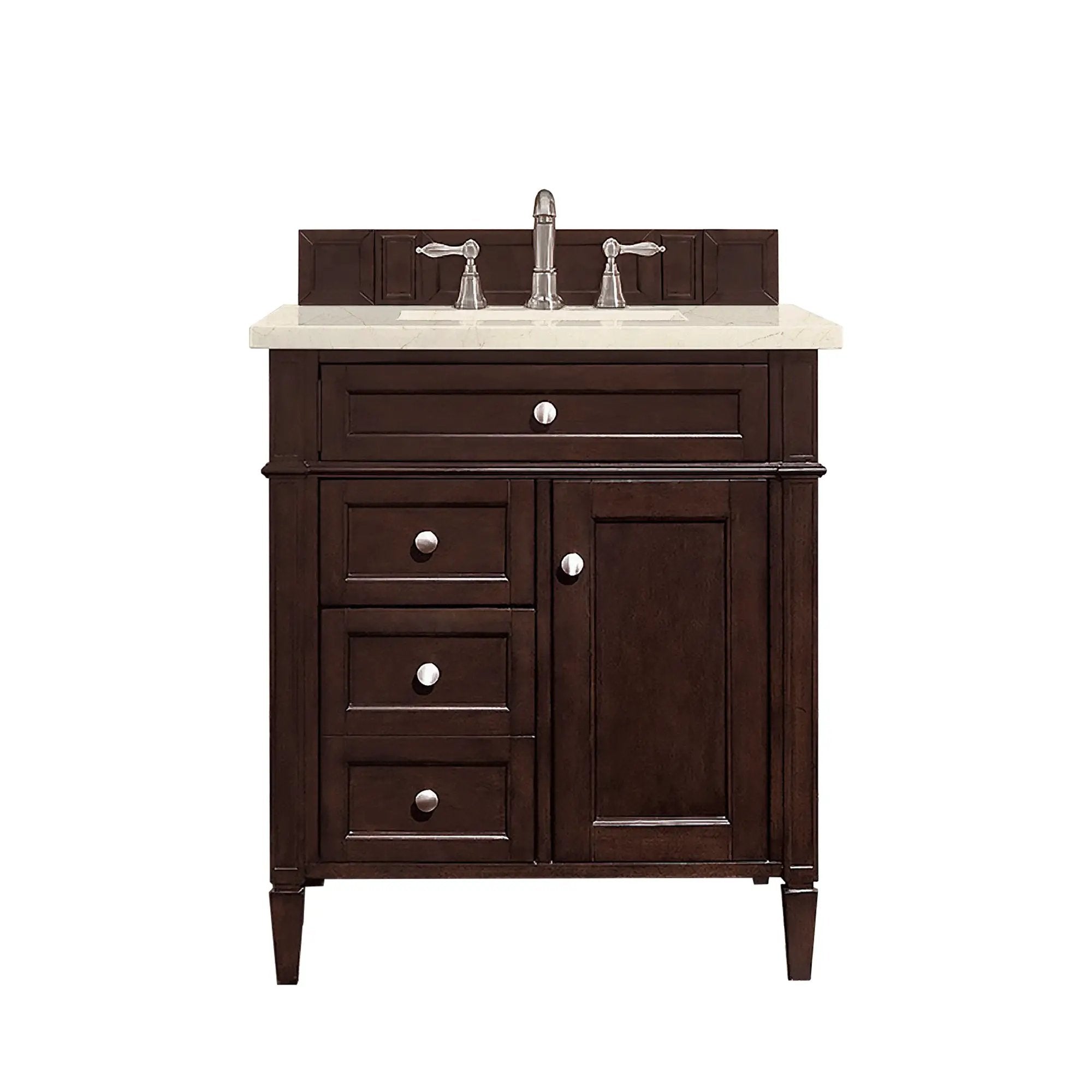 James Martin Brittany 30" Single Vanity Set - Burnished Mahogany by James Martin Vanities