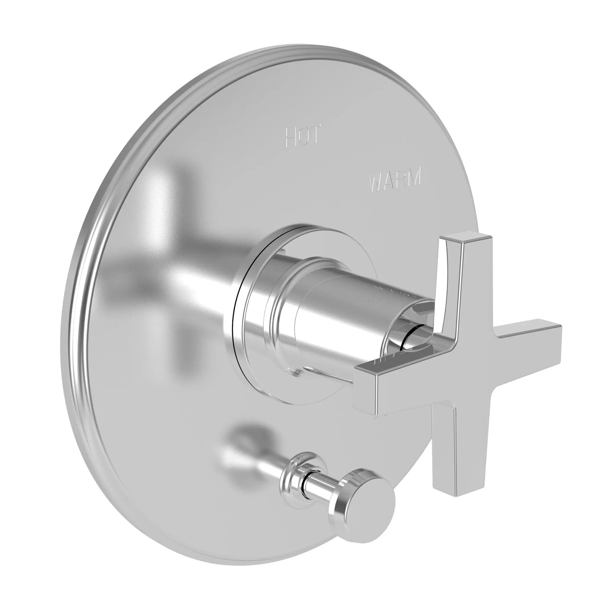 polished chrome diverter plate