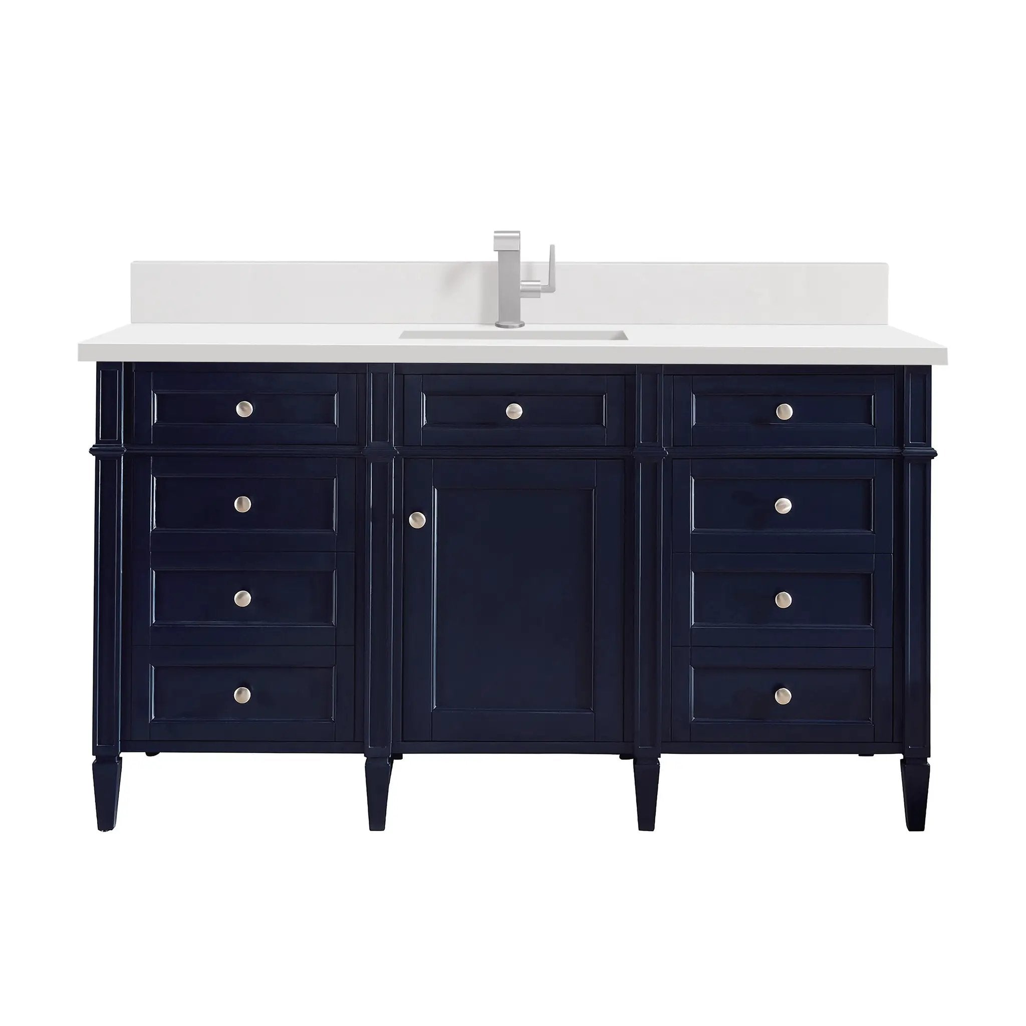 James Martin Brittany 60" Single Vanity Set - Victory Blue by James Martin Vanities