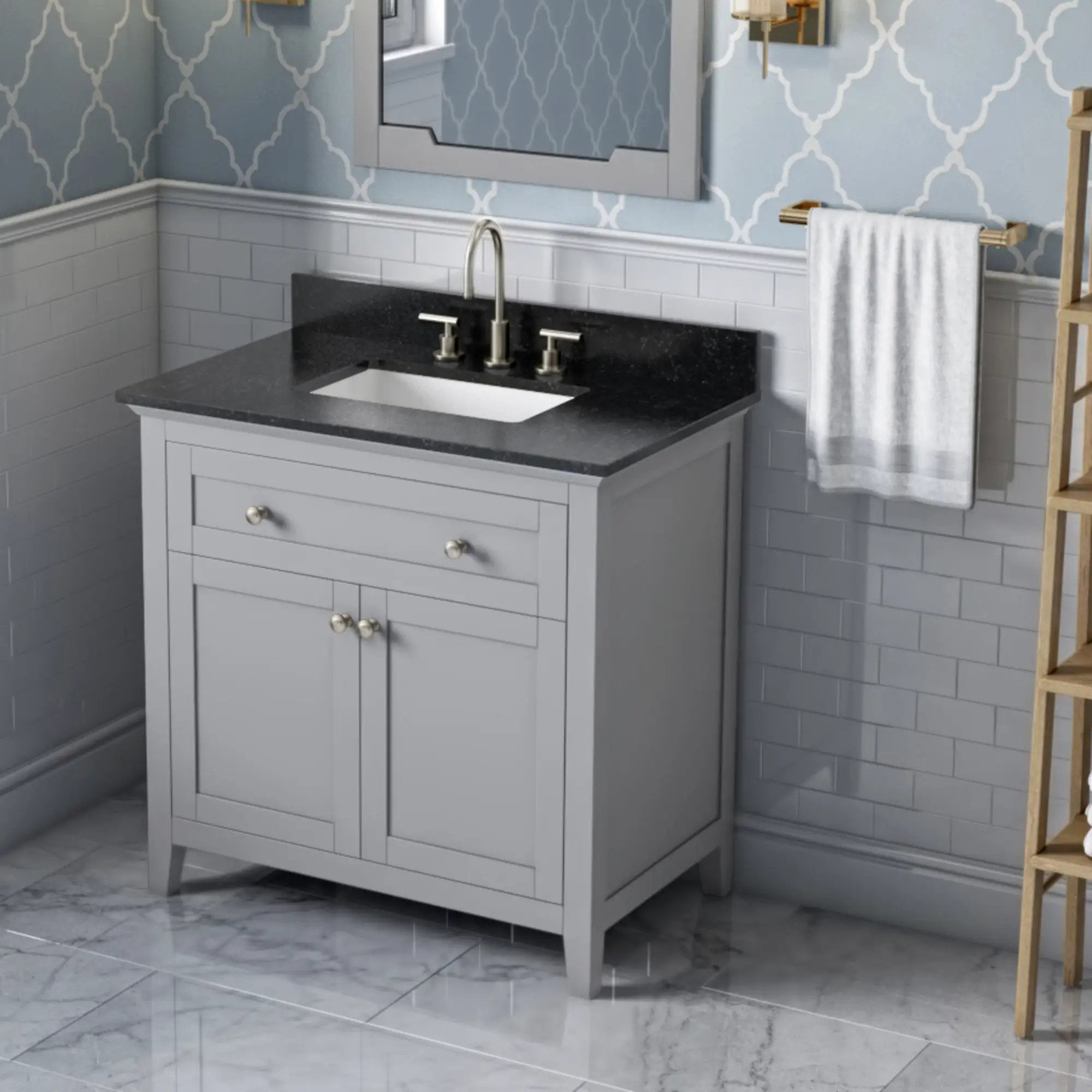 Jeffrey Alexander 36" Chatham Vanity Set by Jeffrey Alexander