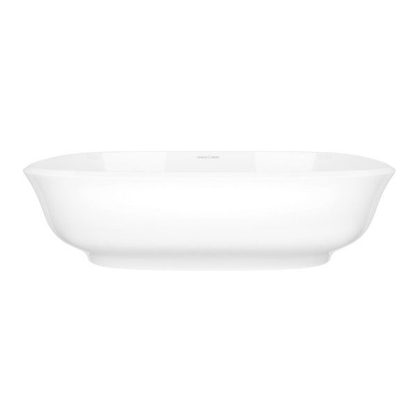 Victoria + Albert Amiata 24" x 16" Rounded Rectangle Vessel Lavatory Sink - No Overflow