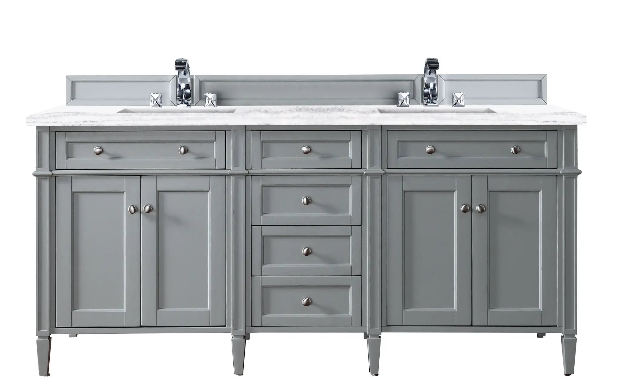 James Martin Brittany 72" Double Vanity Set - Urban Gray by James Martin Vanities