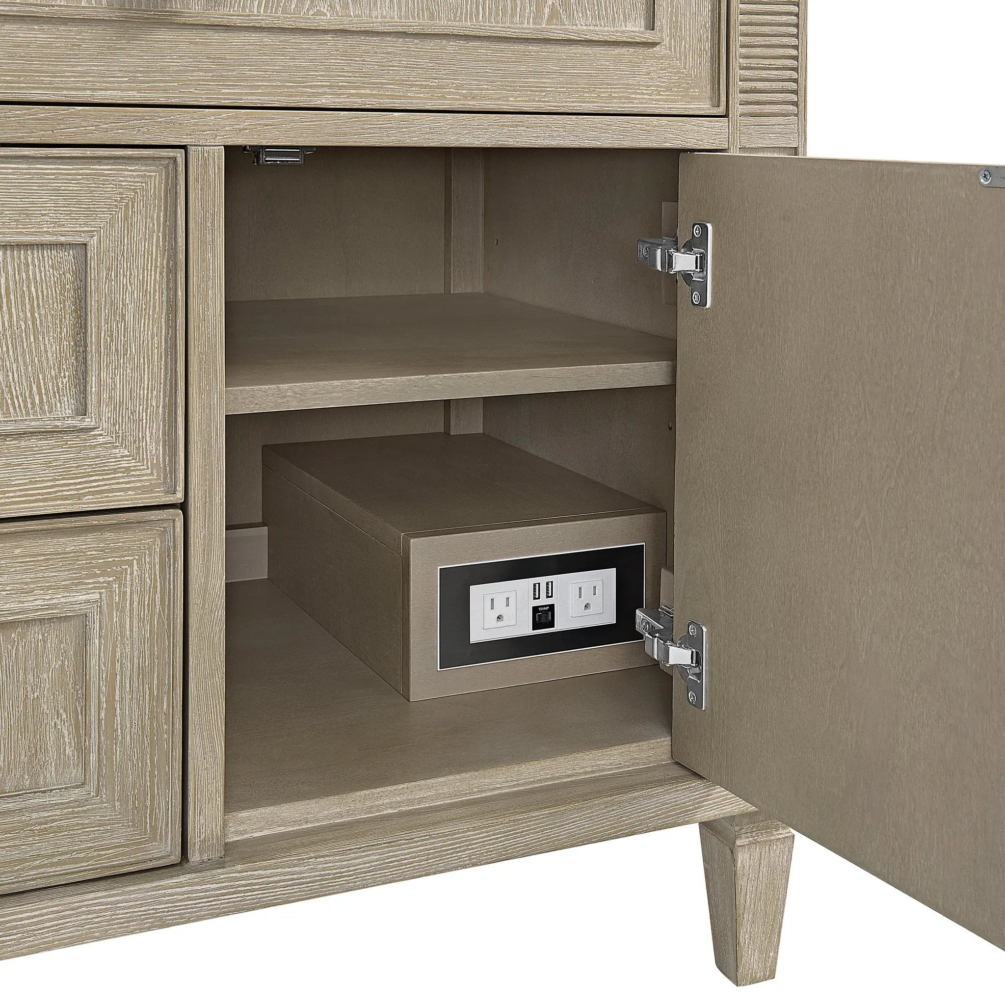 whitewashed oak vanity
