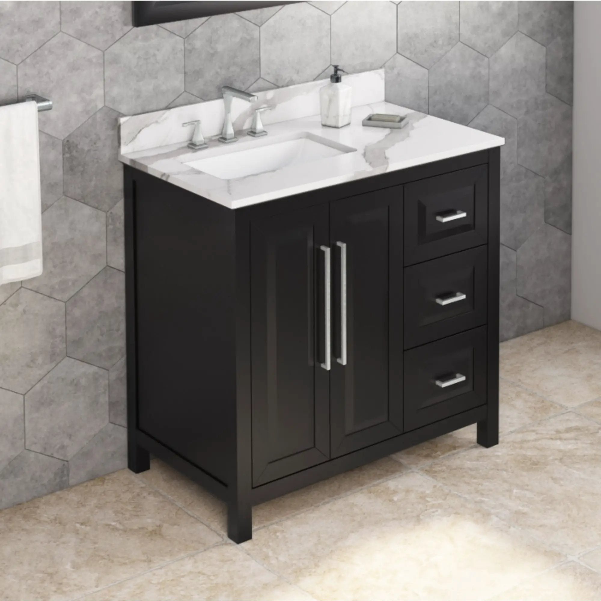 Jeffrey Alexander 36" Cade Vanity Set by Jeffrey Alexander