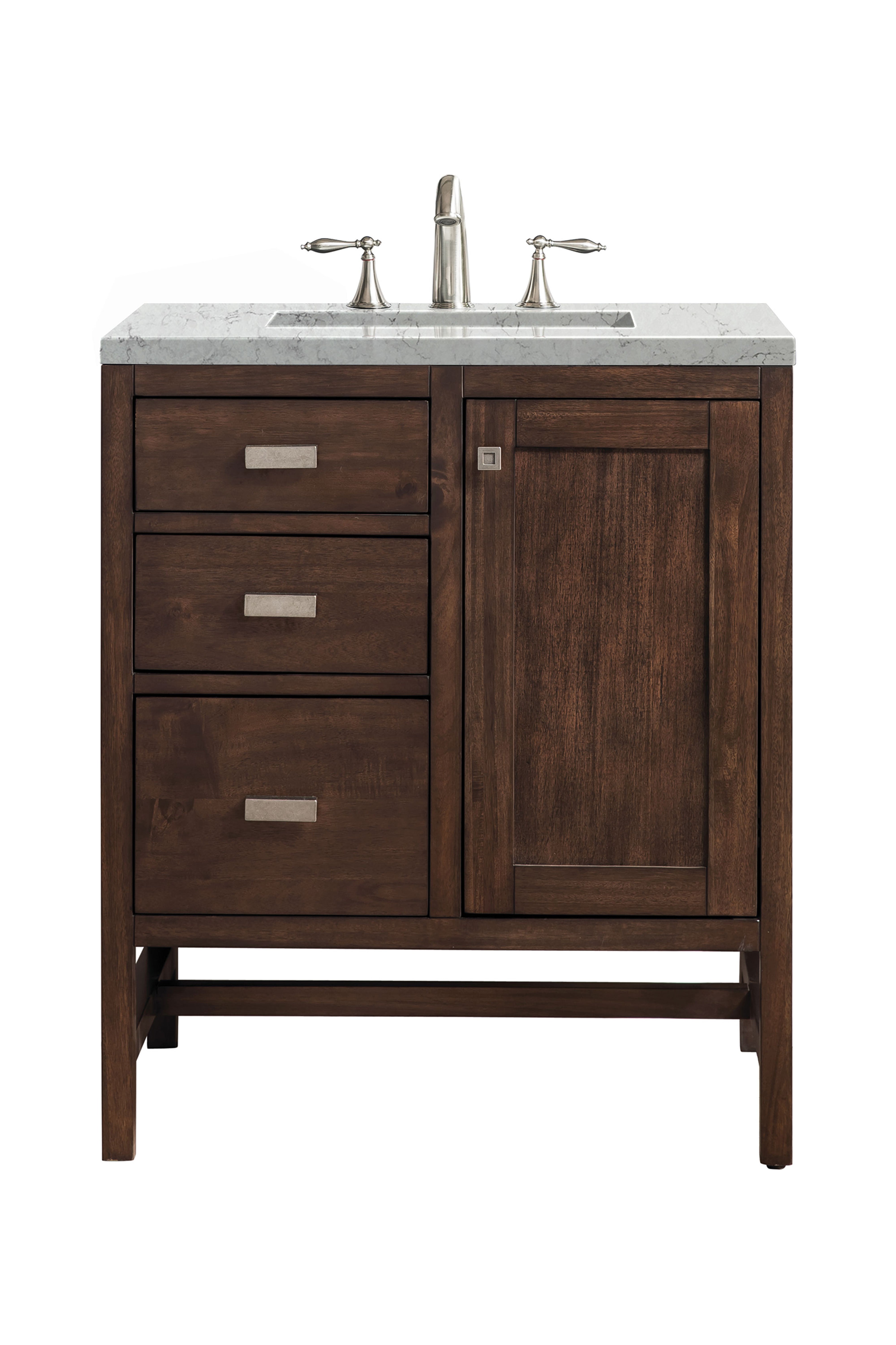 James Martin Vanities Addison 30" Single Vanity - Mid-Century Acacia