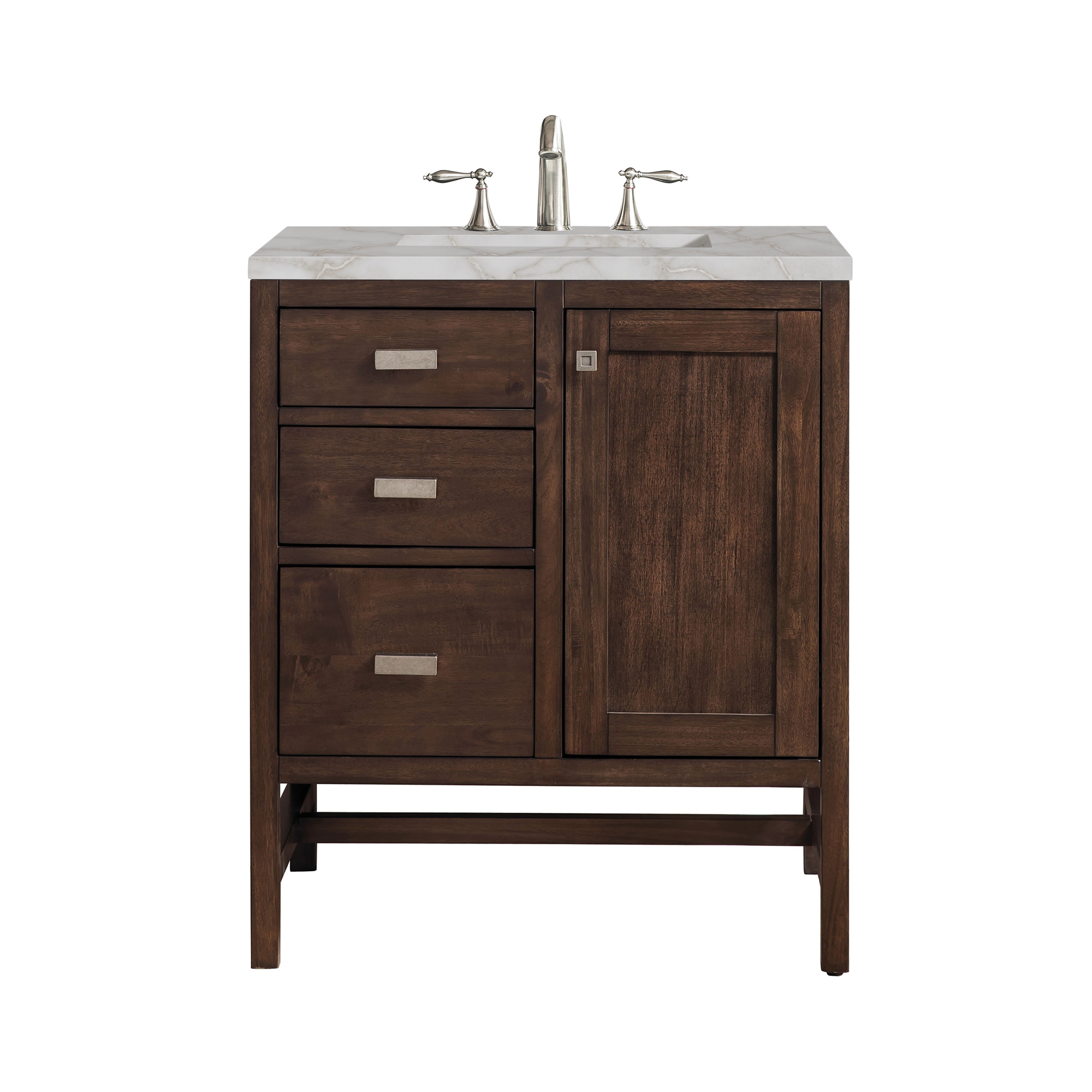 James Martin Vanities Addison 30" Single Vanity - Mid-Century Acacia