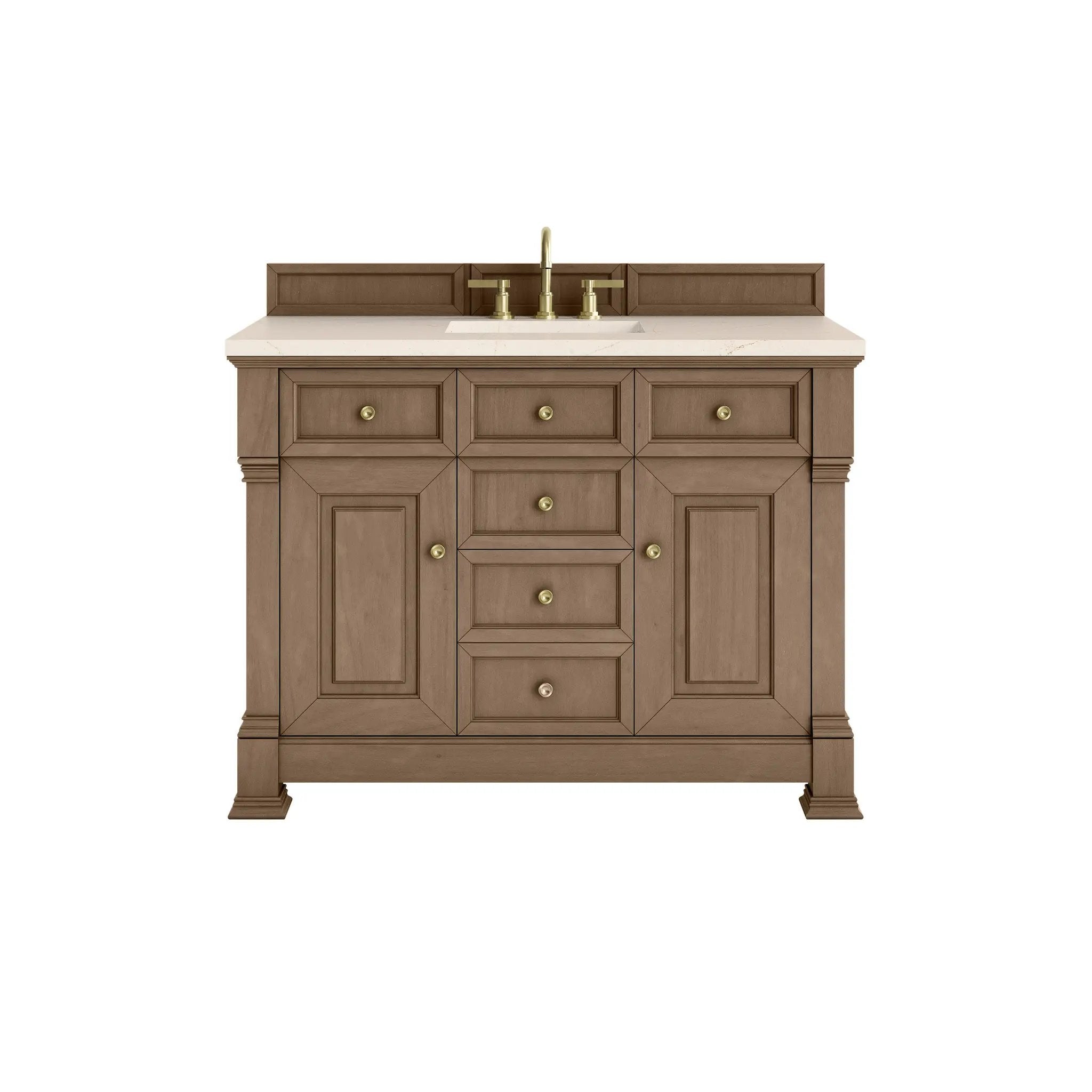 James Martin Brookfield 48" Single Vanity Set - Pecan by James Martin Vanities