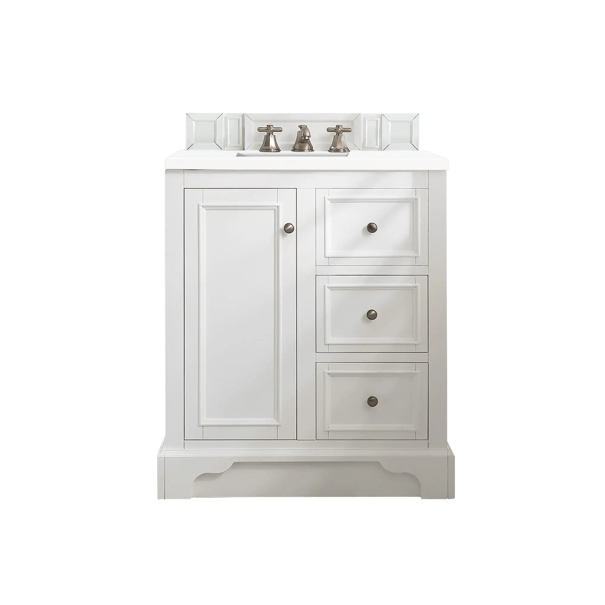James Martin De Soto 30" Single Vanity Set - Bright White by James Martin Vanities