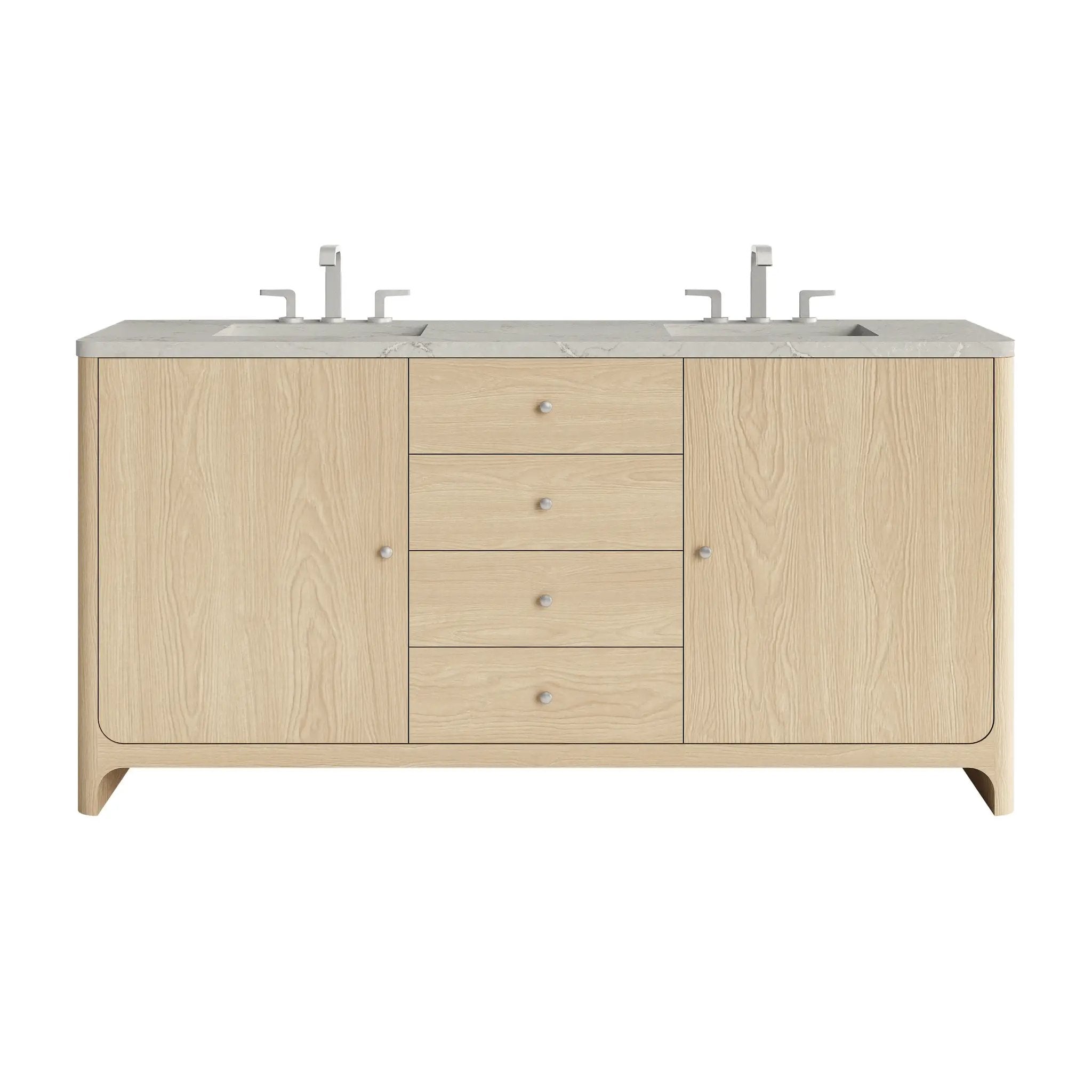 James Martin Gracyn 72" Double Vanity Set - Coastal Driftwood by James Martin Vanities