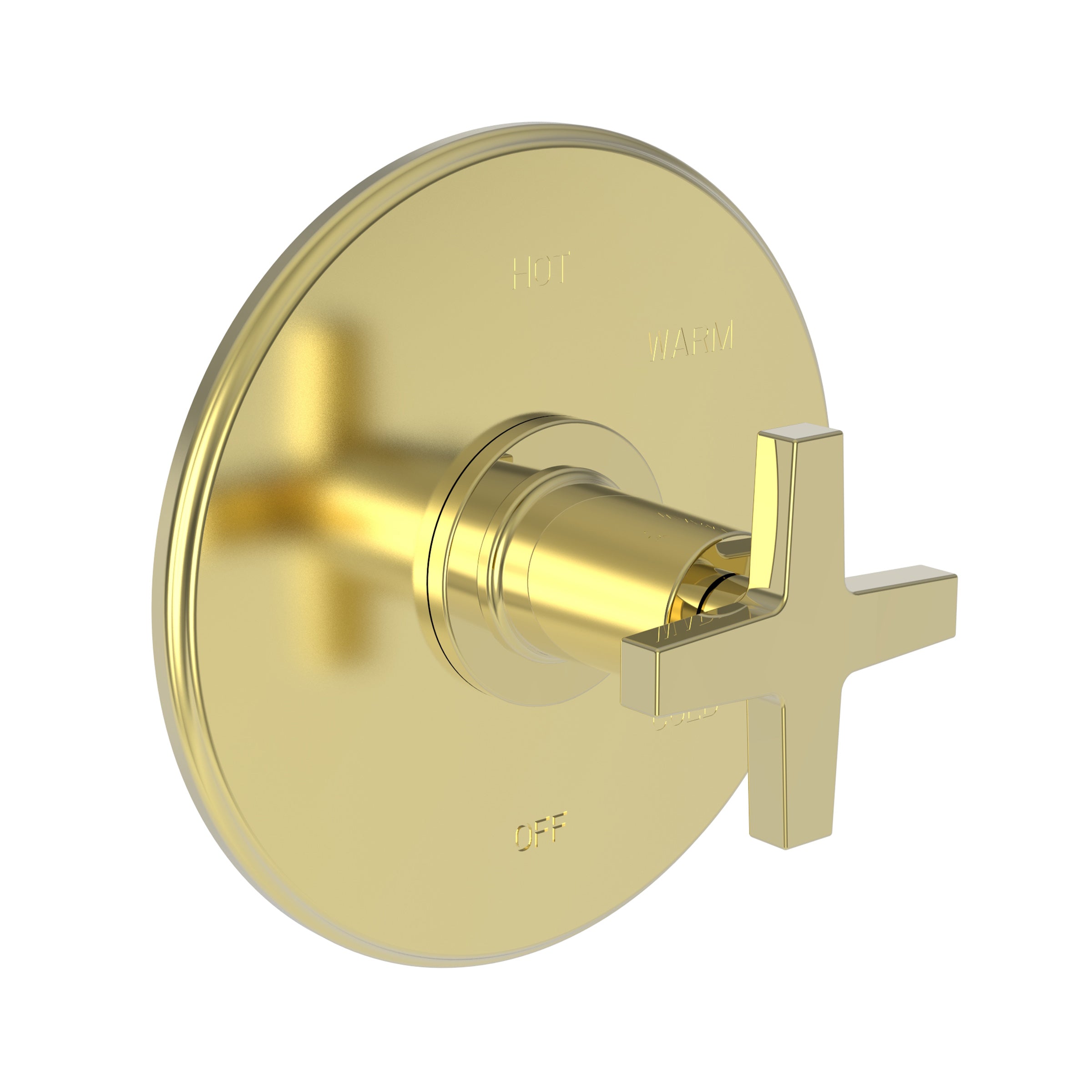Newport Brass Dorrance Balanced Pressure Shower Trim Plate with Handle. Less showerhead, arm and flange.