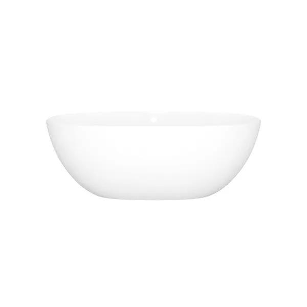 matte white bathtub