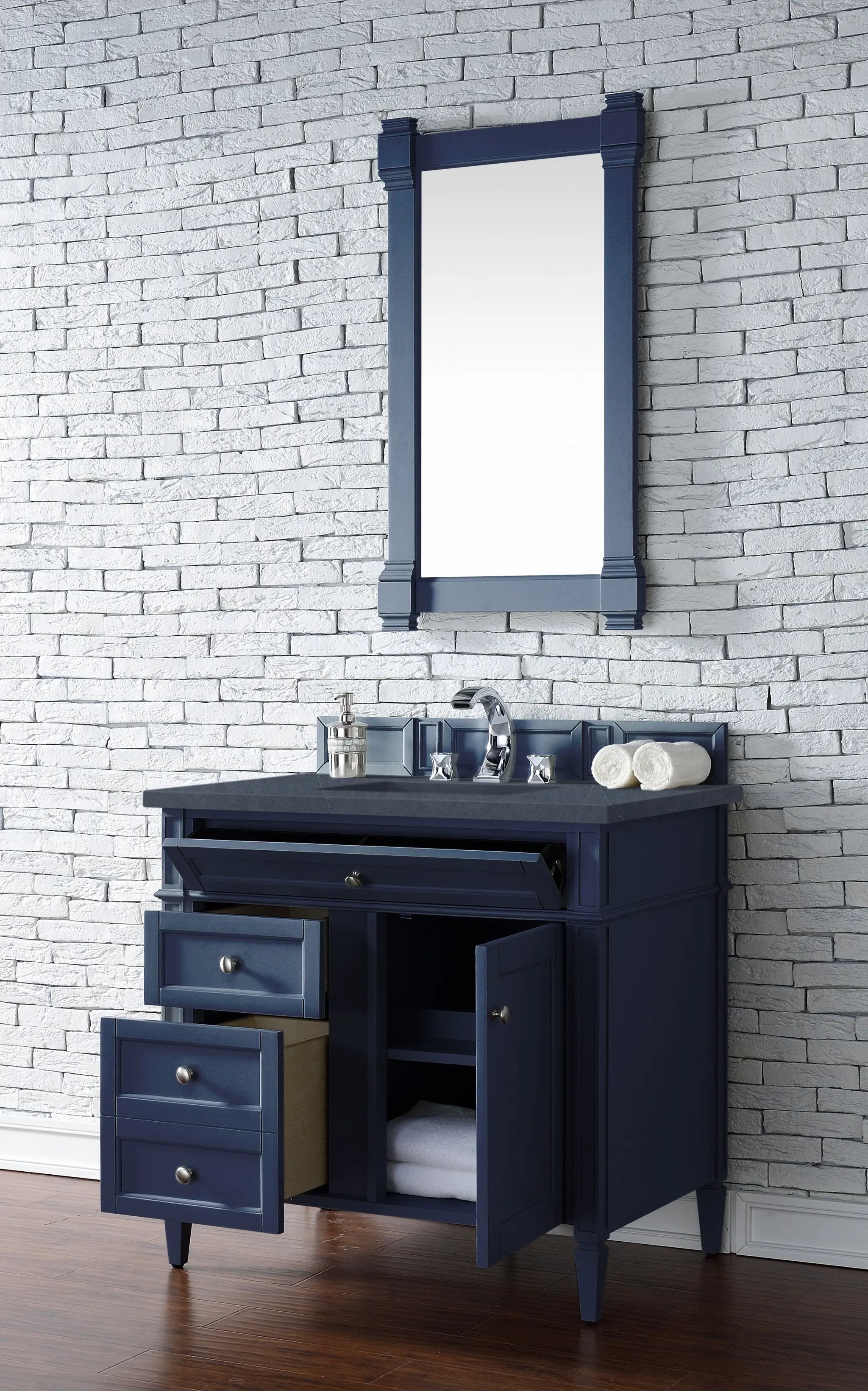 victory blue vanity