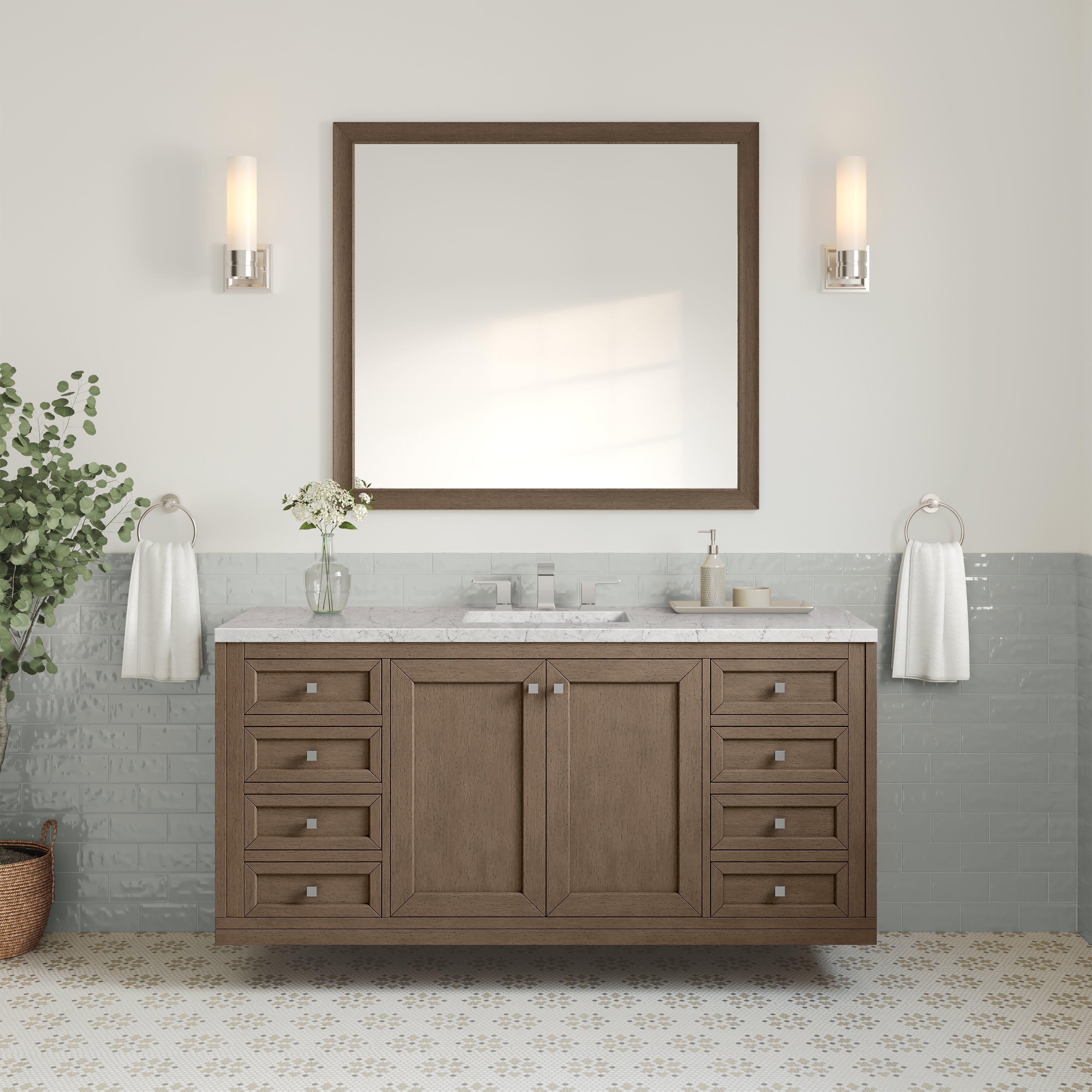 eternal jasmine pearl quartz top vanity