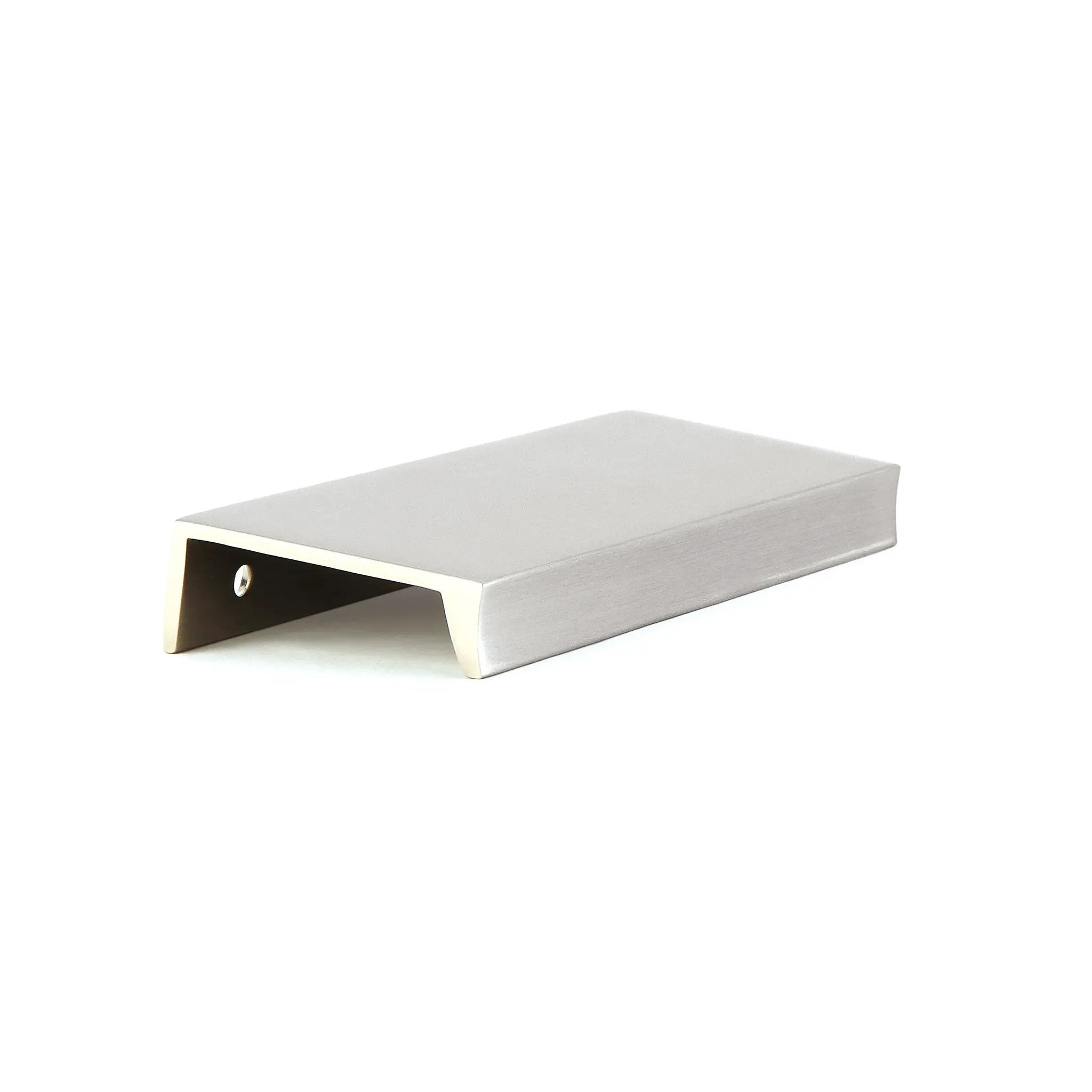 brushed nickel edge pull