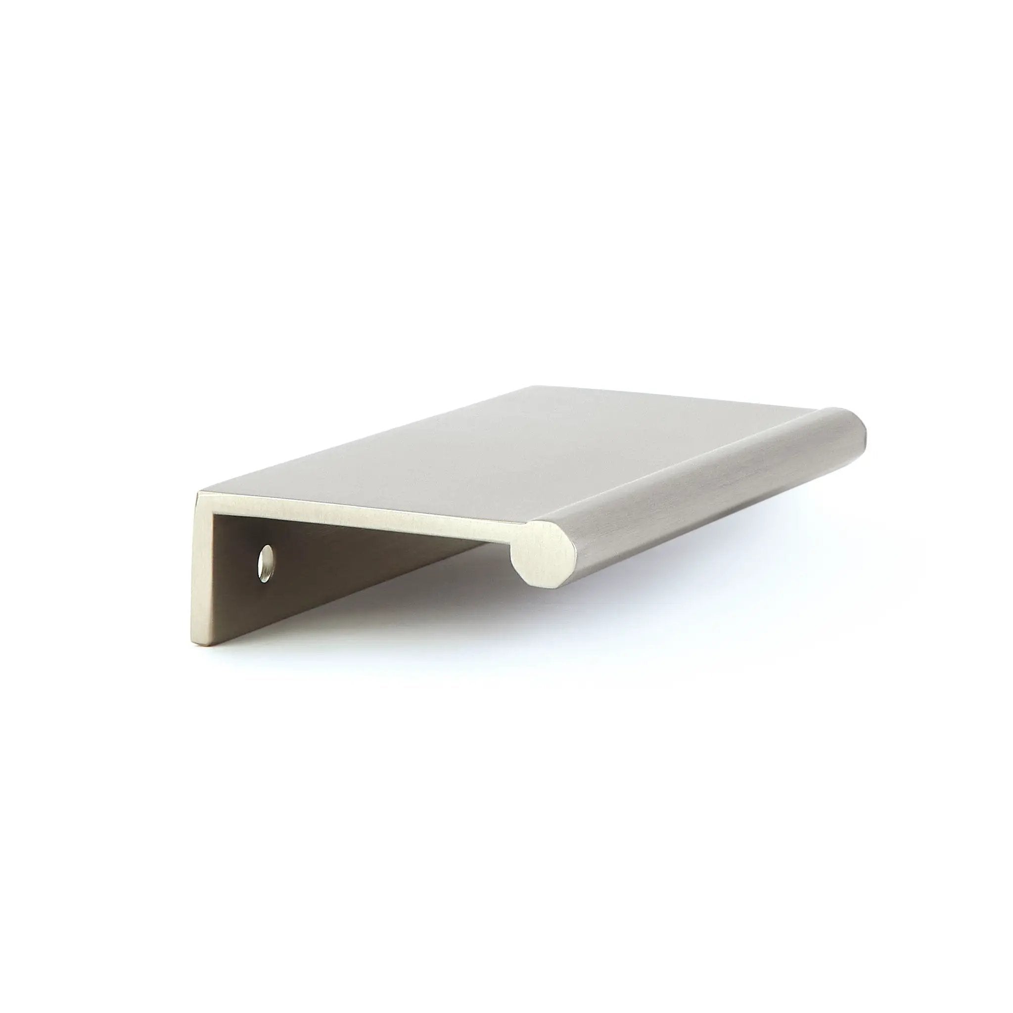 brushed nickel edge pull