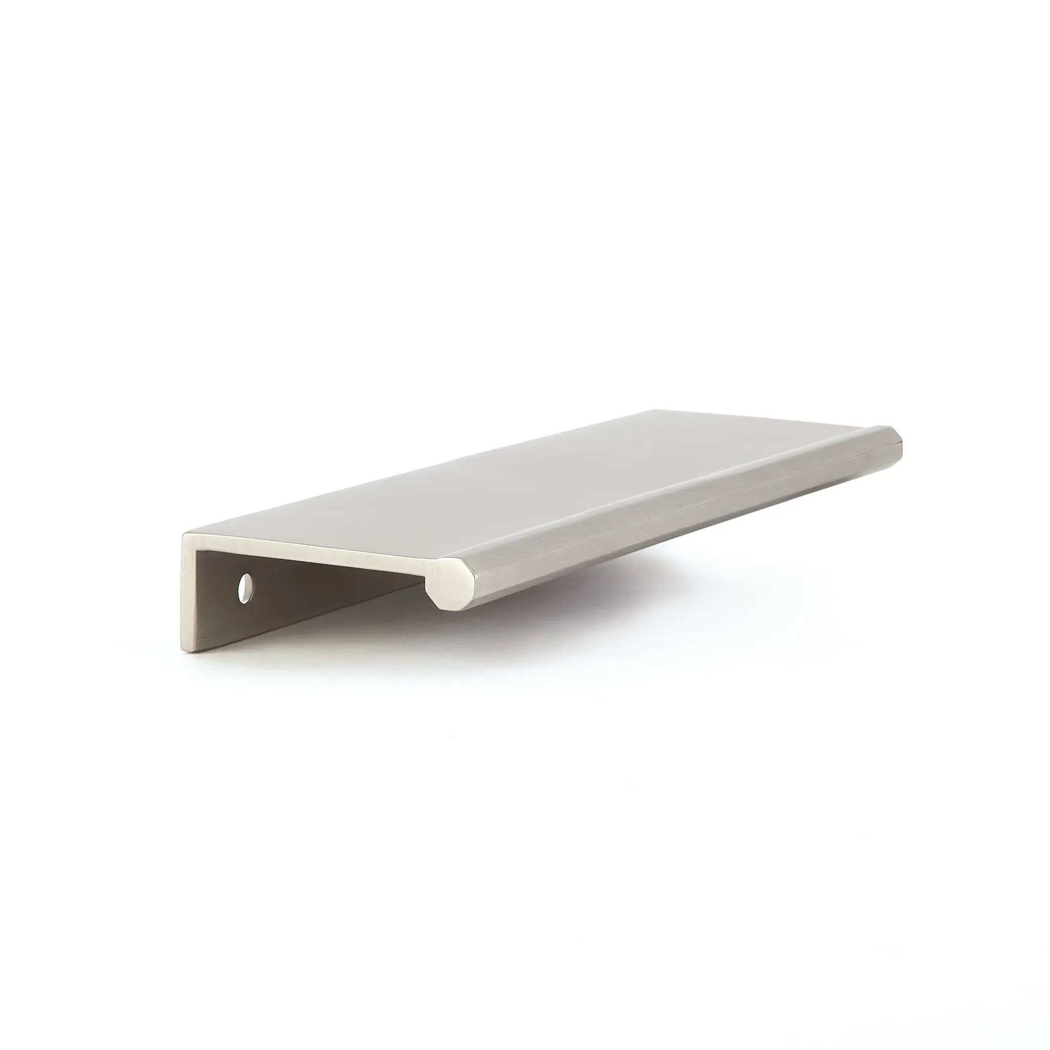 brushed nickel edge pull