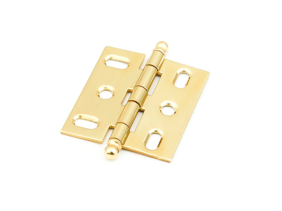 polished brass hinge
