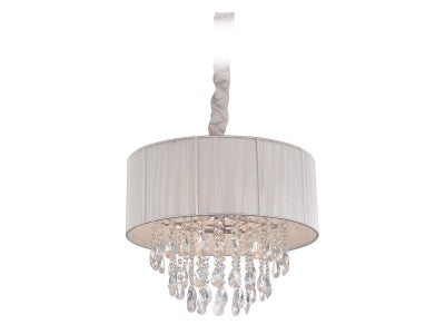 silver hanging chandelier