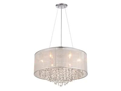 white flushmount hanging