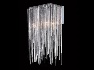 chrome wall sconce