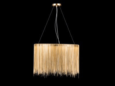 gold hanging chandelier