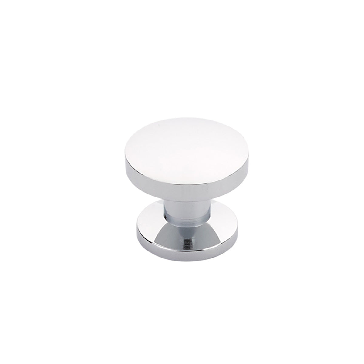 polished chrome cabinet knob