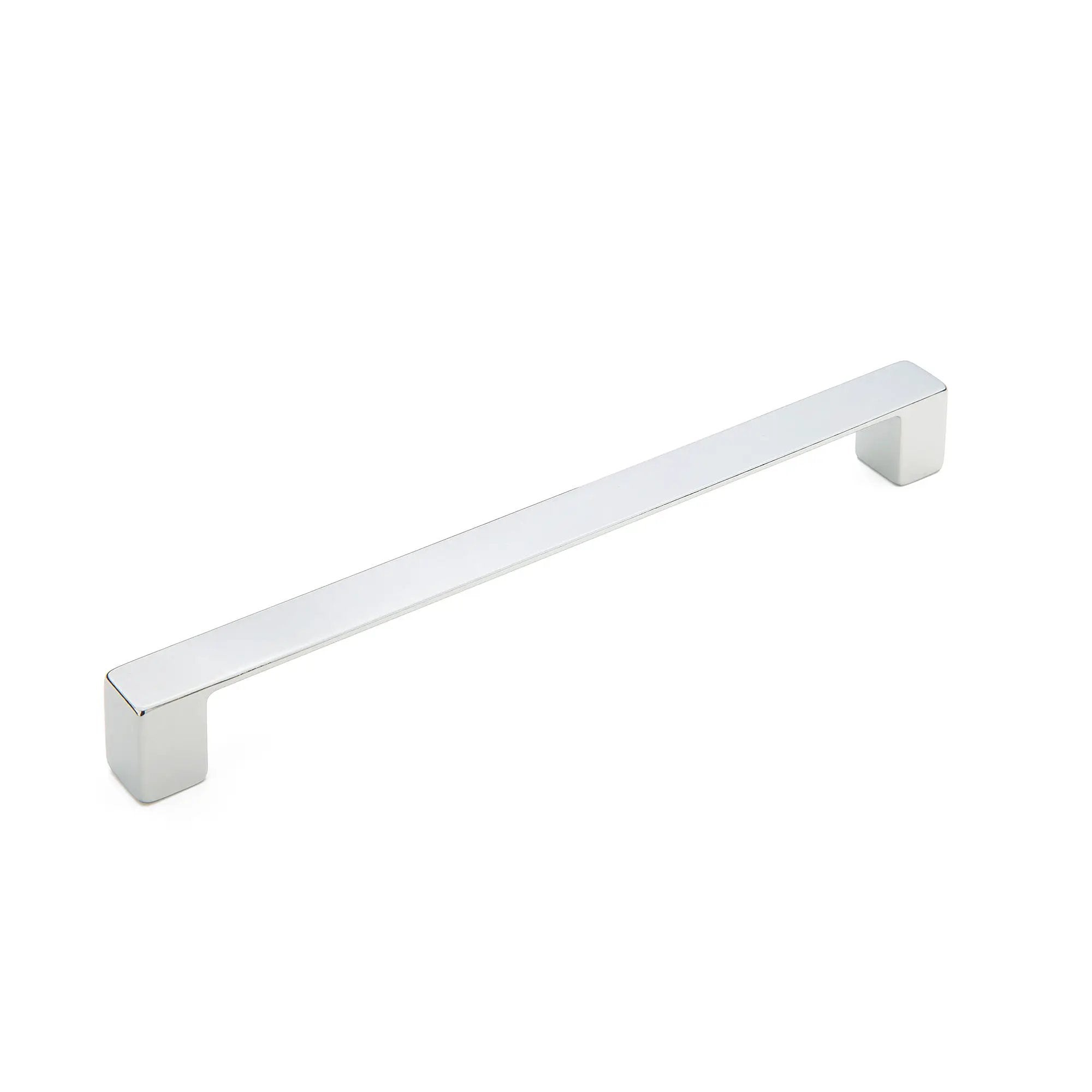polished chrome cabinet pull