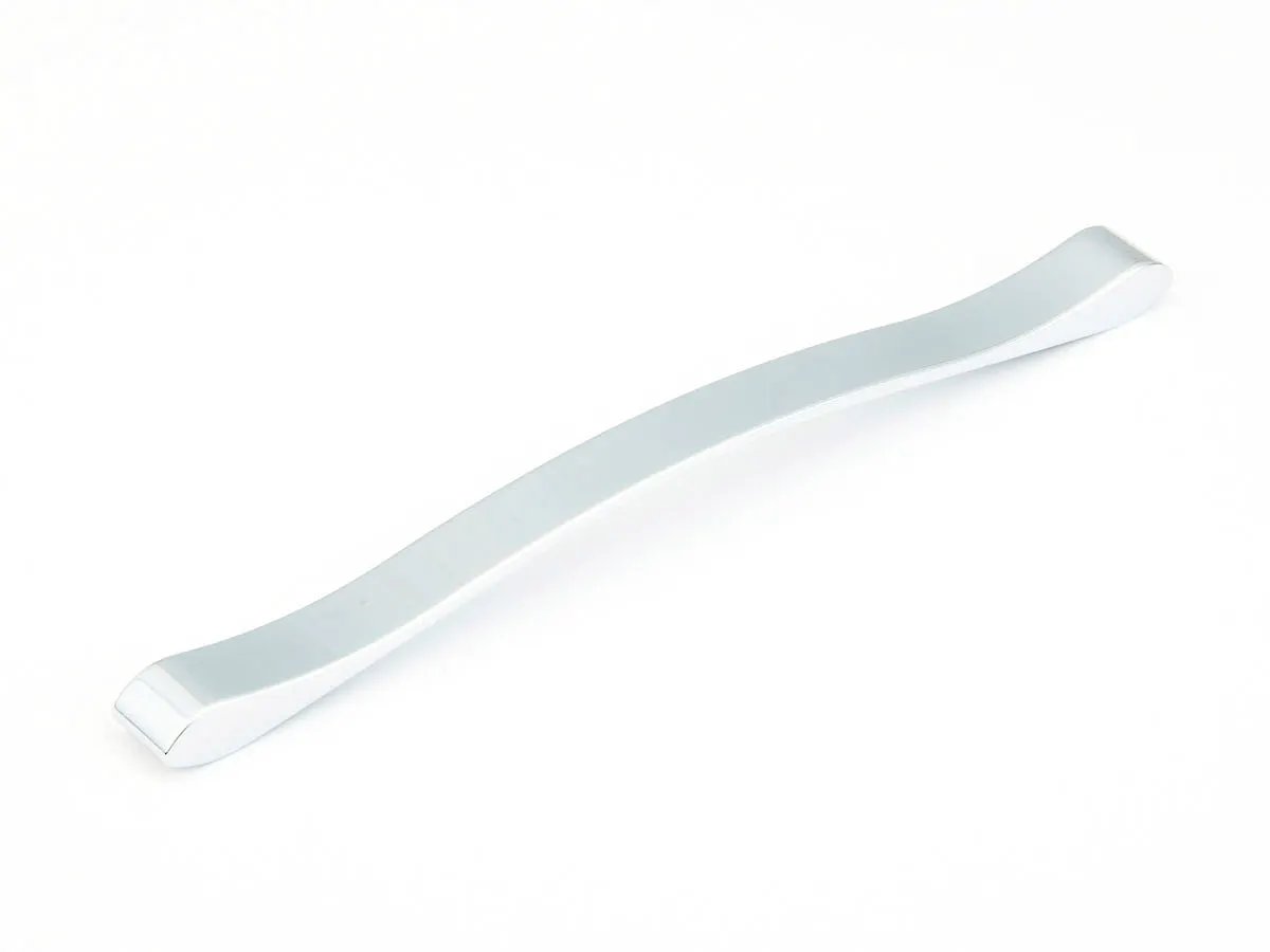 polished chrome cabinet pull