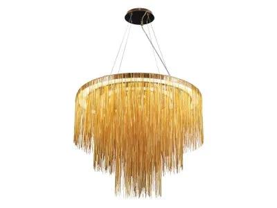 gold hanging chandelier