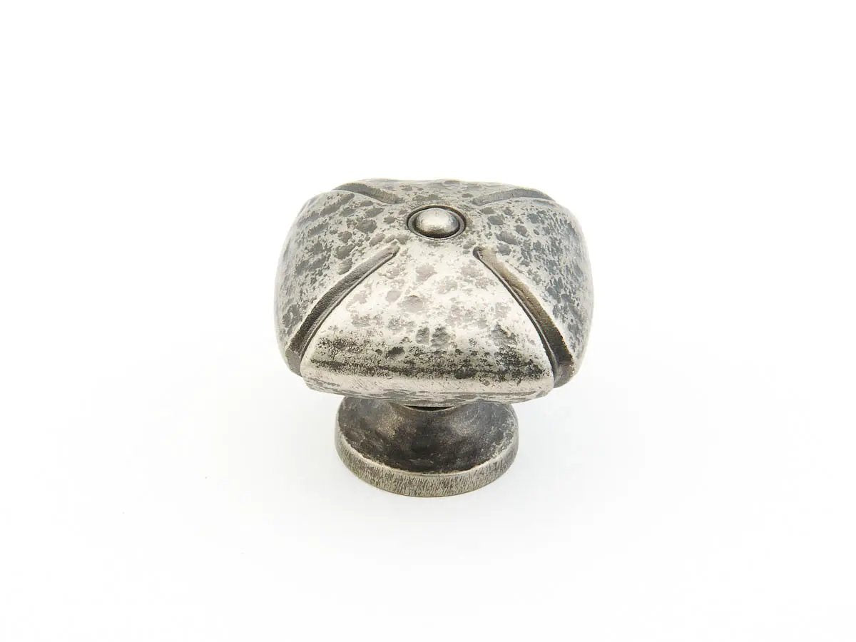 vibra nickel cabinet knob