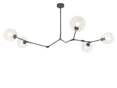 dark bronze hanging chandelier