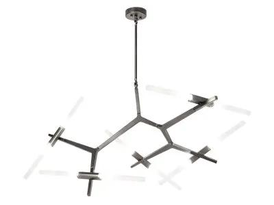 dark bronze hanging chandelier