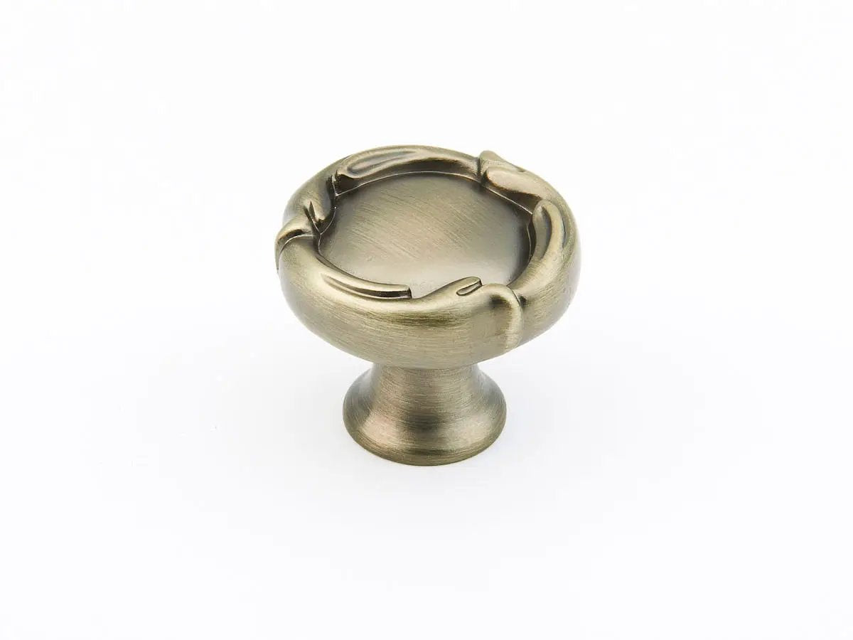 antique nickel cabinet knob