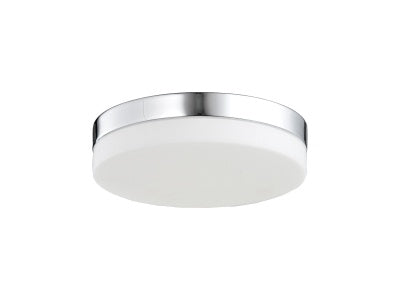 polished chrome flushmount sconce