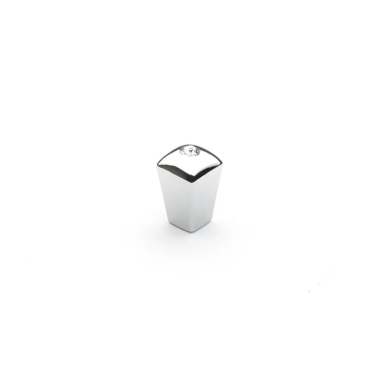 polished chrome cabinet knob