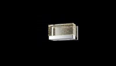 polished nickel wall sconce