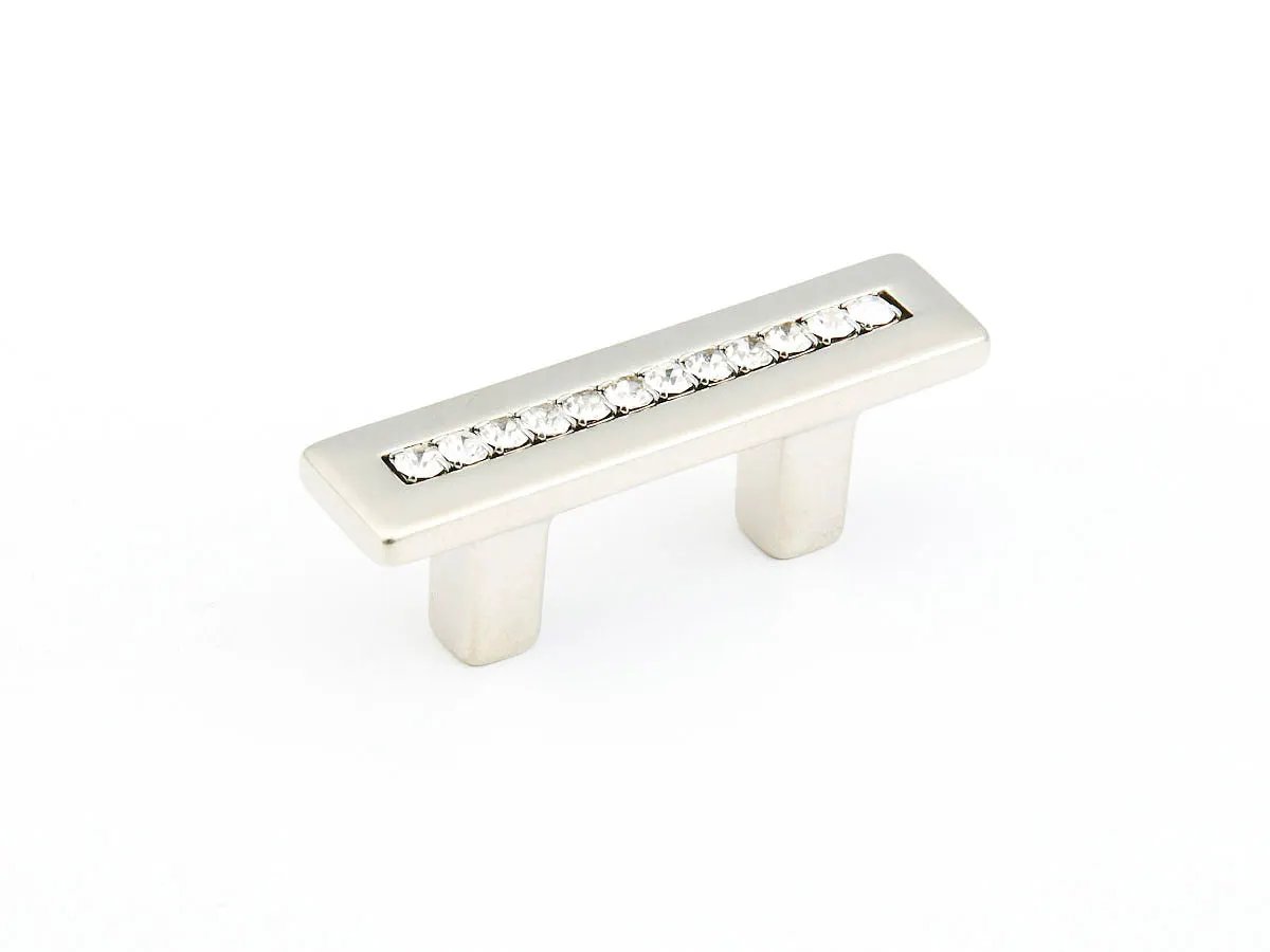 polished chrome cabinet pull