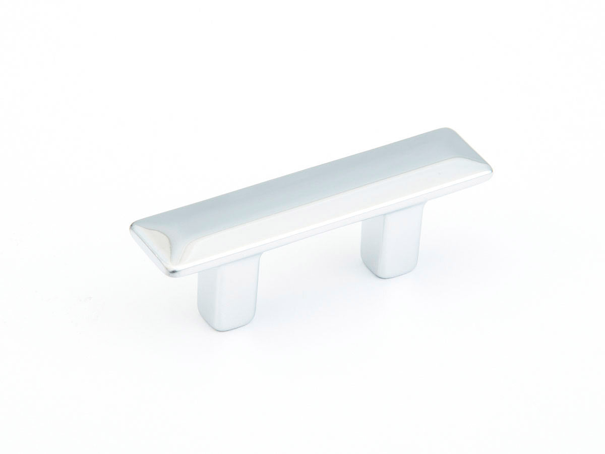 polished chrome cabinet pull