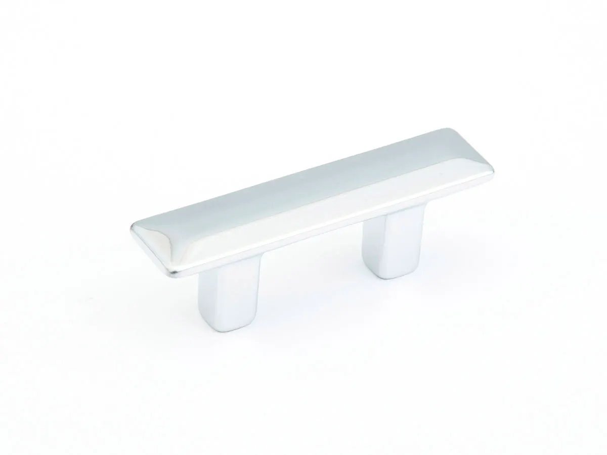 polished chrome cabinet pull