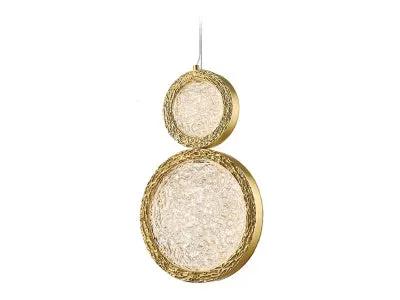 polished brass pendant