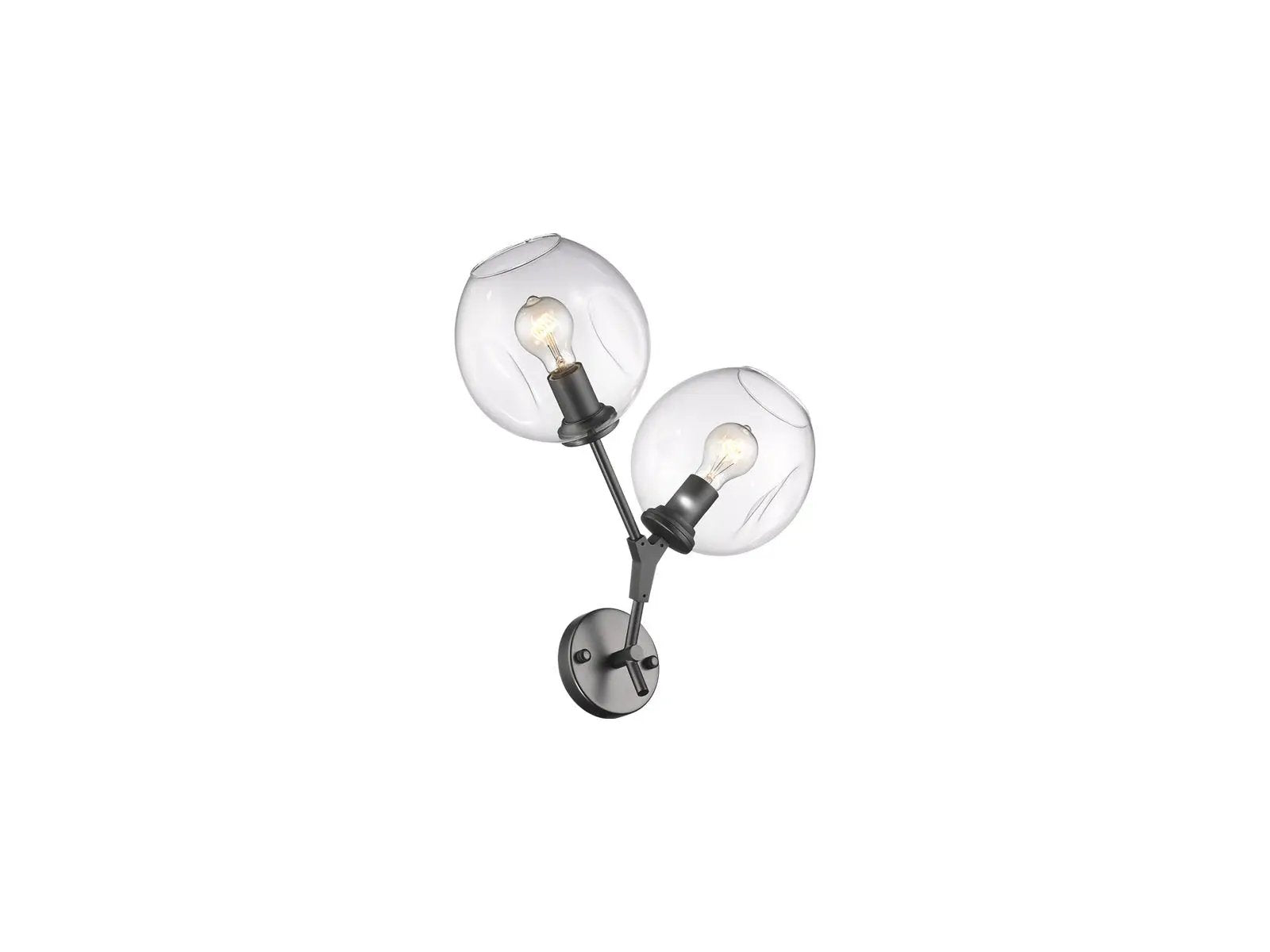 dark bronze wall sconce