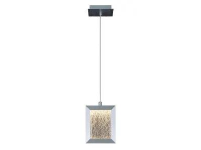 brushed alluminum pendant