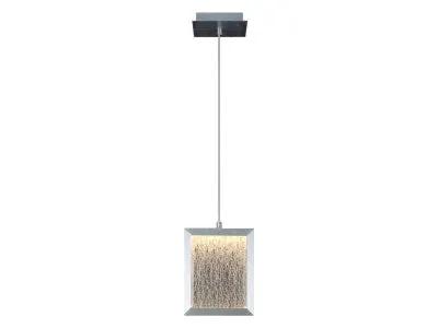 brushed alluminum pendant